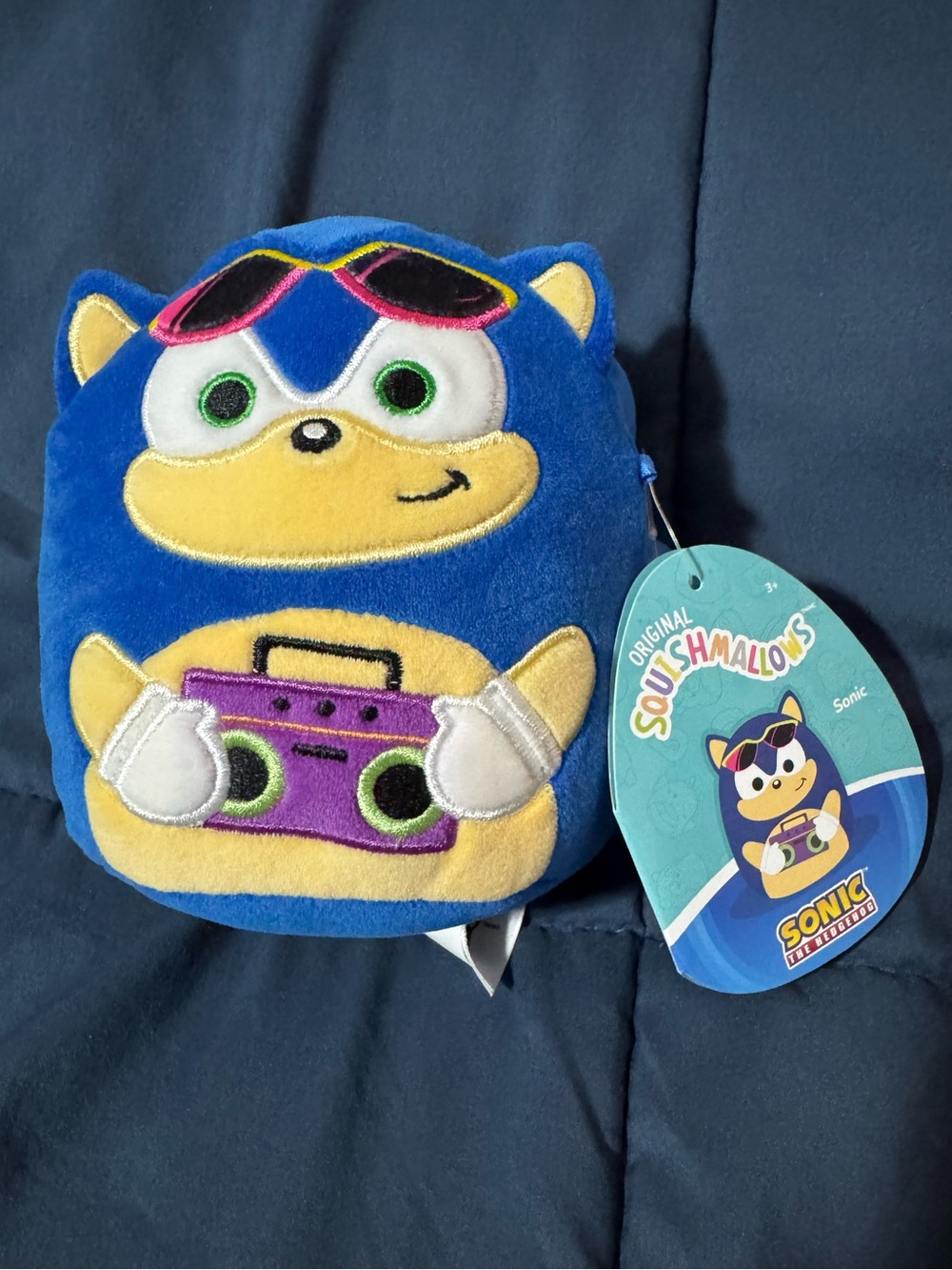 5” Squishmallows - Sonic The Hedgehog Holding A Boombox